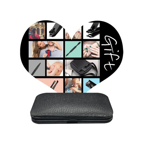 8 PCS Premium Manicure Set, AULLUA Nail Clippers, Professional Grooming Gift Kit, Pedicure Kit, Stainless Steel Facial, Cuticle, Nail Care Tools with Luxurious Portable Travel Case, for Men & Women