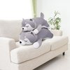 22'' Husky Stuffed Animal Plush Pillow, Huskies Anime Body Pillow, Kawaii Stuff Animal PlushToy, Big Plushie Stuffed Dog Anime Plush Throw Pillow Gifts for Boys Girls