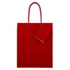 JAM Paper Glossy Gift Bags with Rope Handles - Medium - 8 x 10 - Red - 3 Bags/Pack