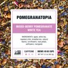 Tiesta Tea - Pomegranatopia, Mixed-Berry Pomegranate White Tea, Loose Leaf, Up to 50 Cups, Make Hot or Iced, Low Caffeine, 3.5 Ounce Refillable Tin