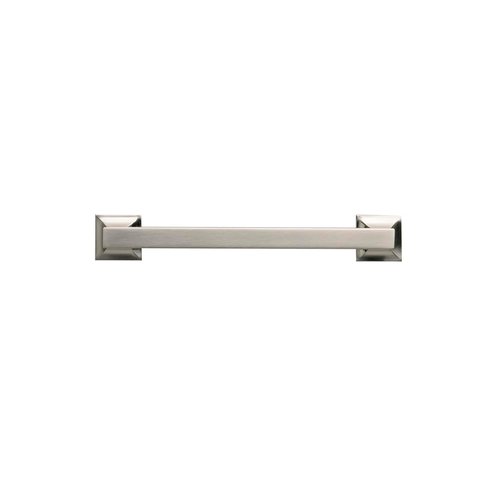 Hickory Hardware 1 Pack Solid Core Kitchen Cabinet Pulls, Luxury Cabinet Handles, Hardware for Doors & Dresser Drawers, 6-5/16 Inch (160mm) Hole Center, Satin Nickel, Studio Collection