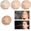 2 Pack PHOERA Matte Face Powder, Control Oil Brighten Skin Color Full Coverage Flawless Face Setting Loose Powder。203- Nude