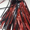 Black Red Party Streamers Backdrop - GREATRIL Foil Fringe Tinsel for Stranger/Friday Party/Halloween Party Decorations - 3.2ft X 8.2ft - 2 Packs