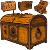 WOODEN.CITY Puzzle Box Treasure Chest - Assemble and Solve Riddles for a Unique Escape Room Experience - Wooden Clue Box Perfect Unique Gift Box - Made in EU