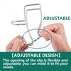 MEANHDAG Adjustable Washing Machine Washer Drain Hose Holder Hook, Laundry Tub Hose Guide Clip, Universal Utility Sink Hose Clamp, 304 Stainless Steel