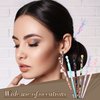 6 Pcs Acetate Hair Stick Tortoise Shell Hairpin Chopstick Hair Accessories Leopard Print Hair Pin Retro Hairpins Disk Hair Stick Hair Styling Pin with Flannelette Bag for Women(Novel Patterns)
