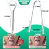 Tongue Scraper Cleaner for Adults Kids, 5 Pack 100% BPA Free Fresher Tongue Tools, Bad Breath Remove Reusable Stainless Steel Tounge Scrapper Set