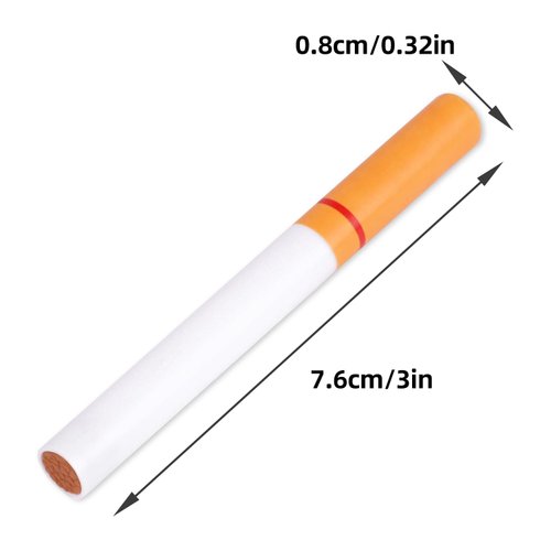 FXMHEHBB 12 Pcs Fake Puff Cigarettes, 3 Inch Prop Cigarettes Fake Cigarette for Prank Gift Novelty Toy Movie and Costume Accessory