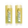 Hurraw! Banana Lip Balm, 2 Pack: Organic, Certified Vegan, Cruelty and Gluten Free. Non-GMO, 100% Natural Ingredients. Bee, Shea, Soy and Palm Free. Made in USA