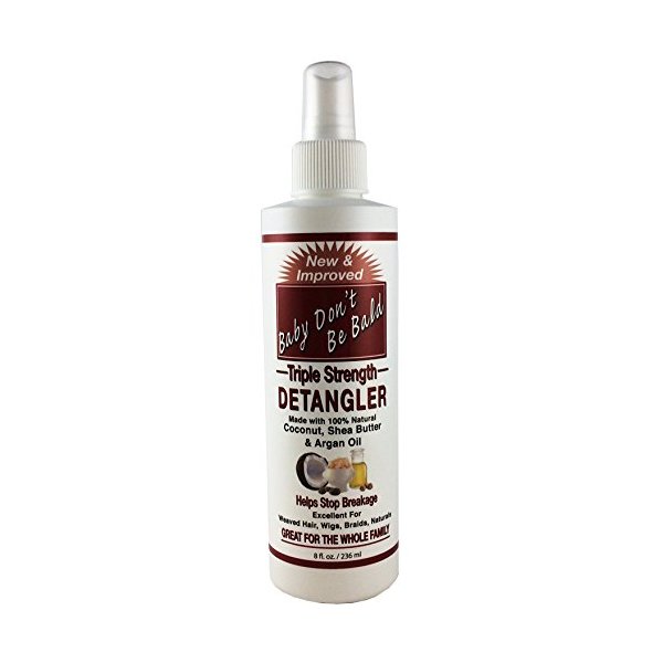 Baby Don't Be Bald] TRIPLE STRENGTH DETANGLER 8OZ LEAVE IN CONDITIONER
