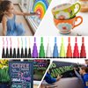 Lenski Chalk Markers, 16 Chalkboard Markers, Washable Markers, Easter Egg Decorating Kit, Liquid Chalk Markers for Glass, Chalk Markers for Chalkboards Windows Menu, School Supplies Accessories