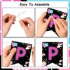 Pajama Party Banner, Slumber Bunting Garland, Sleepover Themed Party Decoration, Baby Shower Birthday Party Supplies for Girls