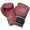 Kids Boxing Gloves for Muay Thai, MMA, Kickboxing, Boxing (Pink/White, 8oz)