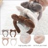 Ear Hair Band SPA Facial Headband for Washing Face Makeup Terry Cloth Headbands Elastic Head Wrap for Women Girls 5Pcs