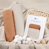 lulumoon Muslin Swaddle Blanket Baby - Cotton Swaddling Blanket Soft Baby Receiving Blanket Neutral 2Pack(Caramel)