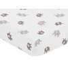 Sweet Jojo Designs Grey and White Boho Bohemian Elephant Boy Girl Gender Neutral Unisex Baby Fitted Crib Sheet Infant Newborn Nursery Toddler Bed Room Standard Mattress Safari Animals Modern Patterned