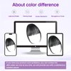 ELEFOCUS Clip in Bangs 100% Real Human Hair Extensions Wispy Natural Black Fake Bangs Hair Clip on bangs for women Fringe with Temples Hairpieces Faux Bangs for Daily Wear