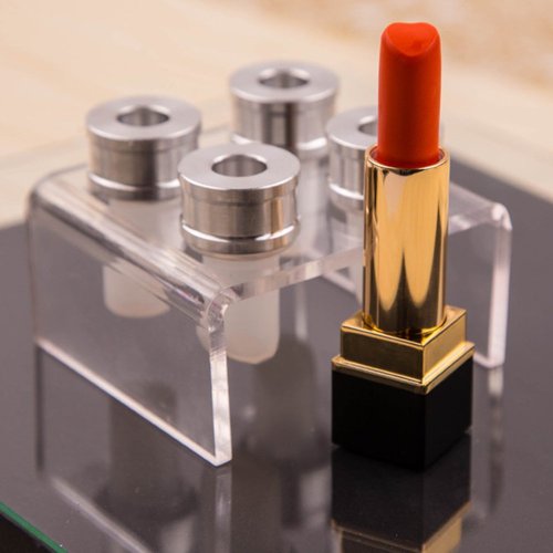 TINTON LIFE Simple Design DIY Makeup Cosmetics Lipstick Mould Silicone Mold Making Tool Set (Heart Shape)