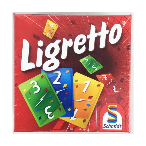 Schmidt Spiele Ligretto: Red – Card Game 2-4 Players – 10 Minutes of Gameplay – Card Games for Family Game Night – Card Games for Kids and Adults Ages 8+ - English Version