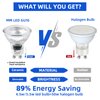 MASTERY MART LED GU10 LED Light Bulbs, 50 Watt Halogen Equivalent, 5.5W Dimmable, MR16 Spot G10 LED Flood Light Bulbs Replacement for Recessed Track Lighting, 5000K Daylight White, 10 Pack