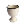 Soft Boiled Egg Holder | Ceramic Egg Cup Set | Ceramic Egg Holder Pottery Housewarming Gift set of 2 (Ivory)