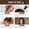 Hair Building Fibers, Hair Fiber Powder ThickeningWaterproof Cover Up Eyebrow Contour-Stick Root Edge Filling Powder Hair Fibers for Thinning Hair for Women and Men (0.99 oz, Dark Brown)