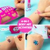 L.O.L. Surprise! Tattoo Roll-Its by Horizon Group USA, LOL Surprise Tattoos for Kids, Unroll Over 1 ft. of Surprises, Includes Temporary Tattoos, Body Art Markers, Stencils, Glitter, Body Gems & More