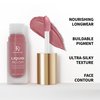 FV Liquid Blush, Long Lasting & Blendable Cream Blush for Cheeks, High Pigmented Dewy Blush Makeup, Buildable Face Blushes for Healthy Natural Finish (Courage)