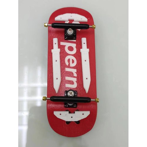 LEEFAI Fingerboard Board Rails 6 Sets -Deck Rail for Mini Finger Skateboard Deck Decorating