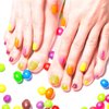 440 Pieces 20 Sheets Glitter Toenail Polish Stickers Adhesive Toe Nail Wrap with 2 Nail File for Girls (Vivid Color)