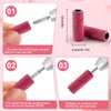 Cellentool 200 Pcs Nail Drill Bits Small Sanding Bands with 3.1mm Mandrel Bit, Mini Sanding Bands Nail File for Acrylic Nails Gel Manicures and Pedicure (Rose Red, 180 Grit)