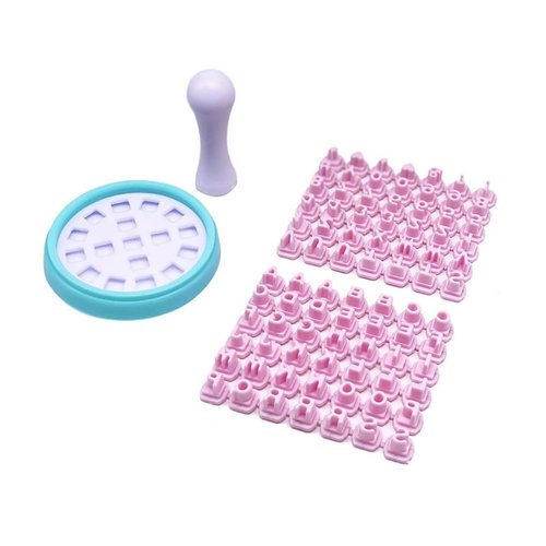 YanHLQJY Letter biscuit stamp set，Letter Numbers Molds Set Alphabet Number Cookie Stamp Press Letter Creative Embosser Mold for Clay Baking Message Letter