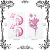 PAGOW 60 Sheets Pink Butterfly Temporary Tattoos Self-adhesive Flower Rabbit Whale Face Body Arm Tattoos Stickers Waterproof Christmas Valentines Birthday Party Decoration for Women Girls Adults