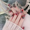 Halloween Nail Charms 22PCS 3D Alloy Spider Skull Halloween Nail Art Charms Vintage Gothic Retro Nail Art Supplies Dark Black Cross Moon Heart Nail Gems and Rhinestones Nail Accessories for Women