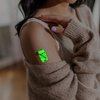 60PCS Glow in the Dark Polar Bear Temporary Tattoos Stickers Birthday Party Decorations Supplies Favors for Kids Boys Girls Gifts Classroom School Prizes Rewards