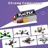 Tattu 4S 1300mAh 100C 14.8V LiPo Battery Pack with XT60 Plug for RC Heli Airplane Drone FPV Racing