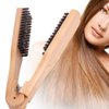 ROSENICE Hair Straightening Brush V-Shaped Hair Brush Hair Straightener Comb