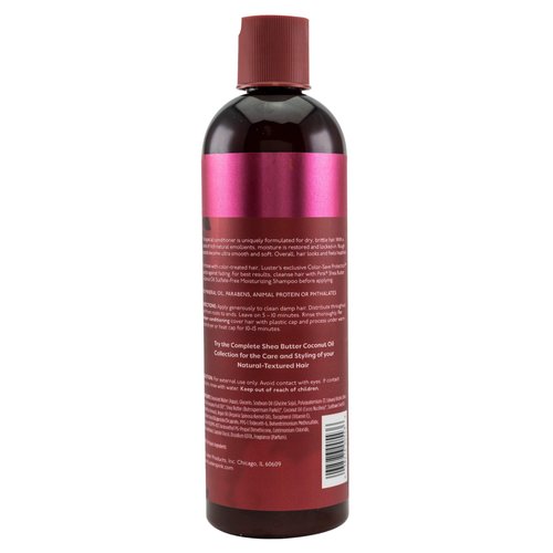 Luster's Pink Shea Butter Coconut Oil Moisturizing & Smoothing Conditioner, 12 oz