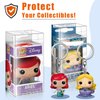 Pop Protector Case for Funko-Pop-Keychain-Figure Display Case Compatible with Funko Pop Keychain- 0.35 mm Thick, Stackable & Clear Pop Protector- PET Plastic Display Case- 20 Pack