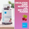 Consult Health - Primo Beets Treats Gummies - Circulation Super Nutrition with Beet Root Powder - Black Cherry Flavor