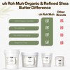 uh*Roh*Muh USDA Certified 32 fl oz Organic Shea Butter from the Netherlands | Refined, Nourishing Body Butter for Smooth and Healthy Skin (Net Wt: 0.8 kg / 1.7 lb)