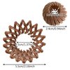 Brown Velvet Hair Clips, Three Rows of Teeth Styling Supplies for Making Ponytail, Bun, and Hairpin for Long Short Curly Straight Hair Accessories Hair Care