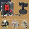 AFEISOL Pack Mount with Keys Locking Fit for RX-PM Pack Mount Rotopax Mounting Kit Compatible with Gasoline Pack & Water Pack Mount Lock,Black