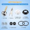 Dreyoo Kitchen Single Handle Faucet Repair Kit with RP212 Stainless Steel Ball Valves and Knob Handles, Compatible with Delta/Peerless Single Handle Faucets, Replacement for RP77739 and 86971 (1 Pack)