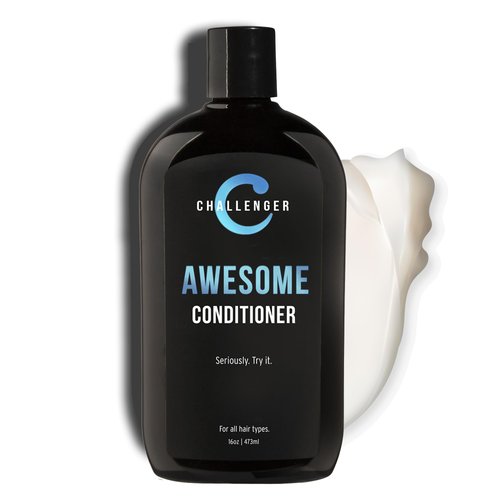 Challenger Awesome Mint Conditioner | Men&#39;s Shower Product | For Itchy &amp; Dry Scalp | Removes Dirt...