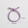 Elastic Hair Ties Elastics,Stretchy Rubber Bands,Pack of 12,Women Elastic Knotted Hair Rope Ponytail Holders for Women Girls(Light Purple)