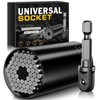 Stocking Stuffers for Men Adults,Gifts for Men,Super Universal Socket Tools Birthday Gifts for Men,Cool Stuff for Men Dad Husband Boyfriend Him,Tools Socket Set with Power Drill Adapter(7-19 MM)