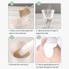 5Pcs/Set DIY Face Mask Mixing Kit, Silicone Brush Soft Bristle Brush Mixing Bowl Mask Spatula Measuring Cup Set for DIY Clay Mask