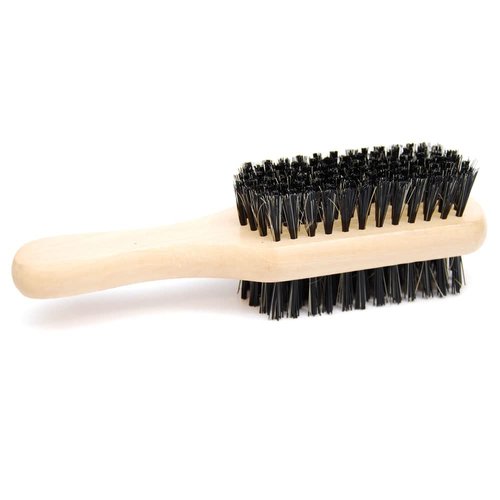 Bristle Hair Brush - Double Sided Soft and Hard Pocket Comb for Men Hair Brushes, Facial Beard Brush Assort Color