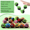 24 Pcs Ladybug Bouncy Balls Ladybug Party Favors Small Bouncing Balls 32 mm/ 1.3 Inch Ladybug Theme Rubber Balls 6 Colors Anxiety Fidget Sensory Balls for Kid Carnival Prizes Birthday Gift Bag Filling